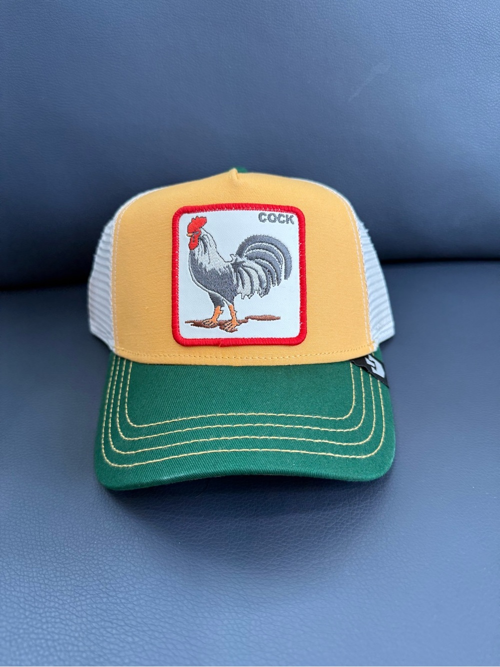 Goorin Bros. The Farm Dog Rooster C0ck A-Frame Trucker Snapback Cap Hat